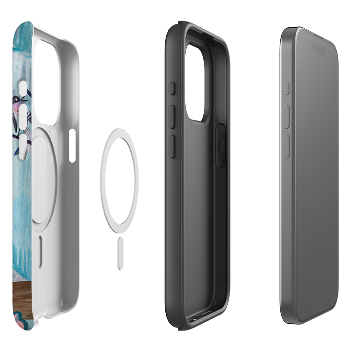 iPhone MagSafe Tough Case -  Waterfall Leopard By Caroline Bonne Muller