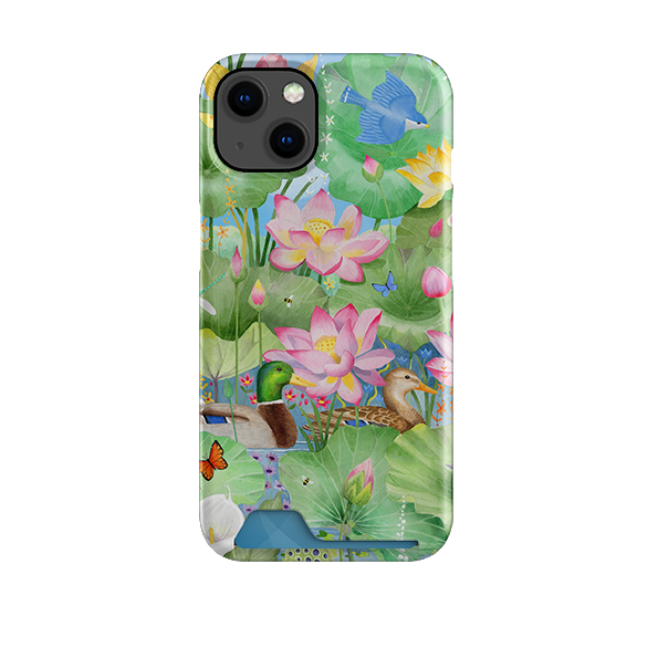 Waterlily Pond By Bex Parkin Case and Card Case