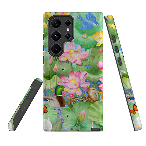 Samsung Tough Case - Waterlily Pond By Bex Parkin