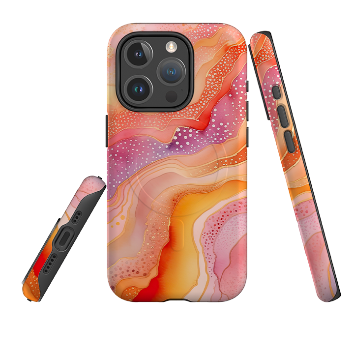 iPhone MagSafe Tough Case - Wavy Galaxy