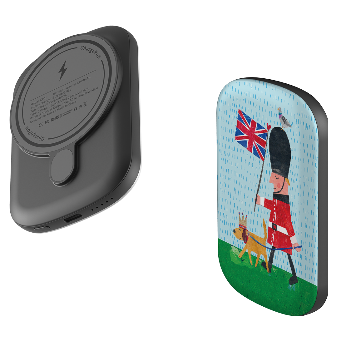 MagSafe Power Bank - Welsh Guard By Tracey English