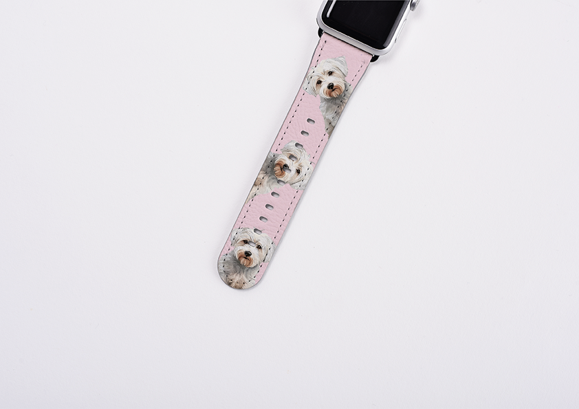 Westiepoo New Pink Apple Watch Strap