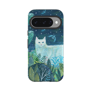 Google Tough Case - White Cat By Mary Stubberfield
