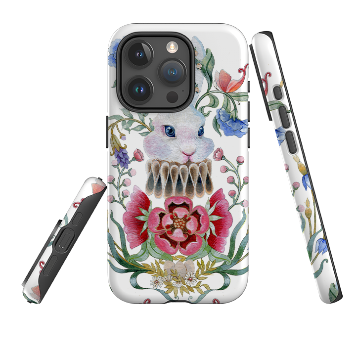 iPhone Tough Case - White Rabbit By Maria Matos