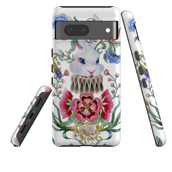 Google Tough Case -  White Rabbit By Maria Matos