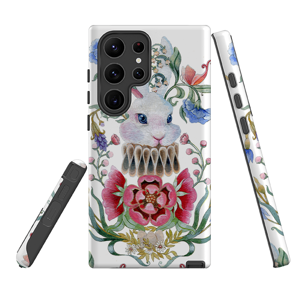 Samsung Tough Case - White Rabbit By Maria Matos