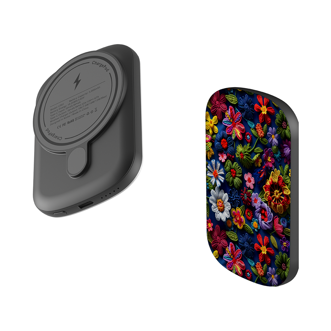 MagSafe Power Bank - Wild Summer Flowers III