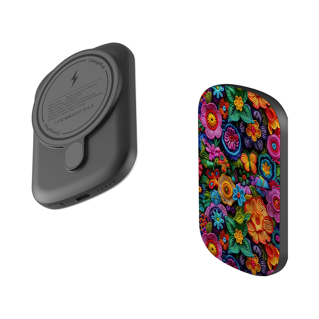 MagSafe Power Bank - Wild Summer Flowers II