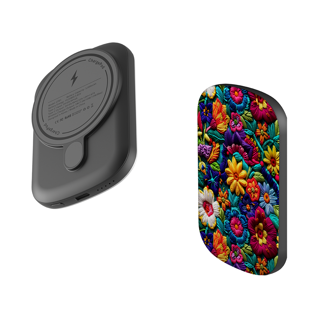 MagSafe Power Bank - Wild Summer Flowers IV