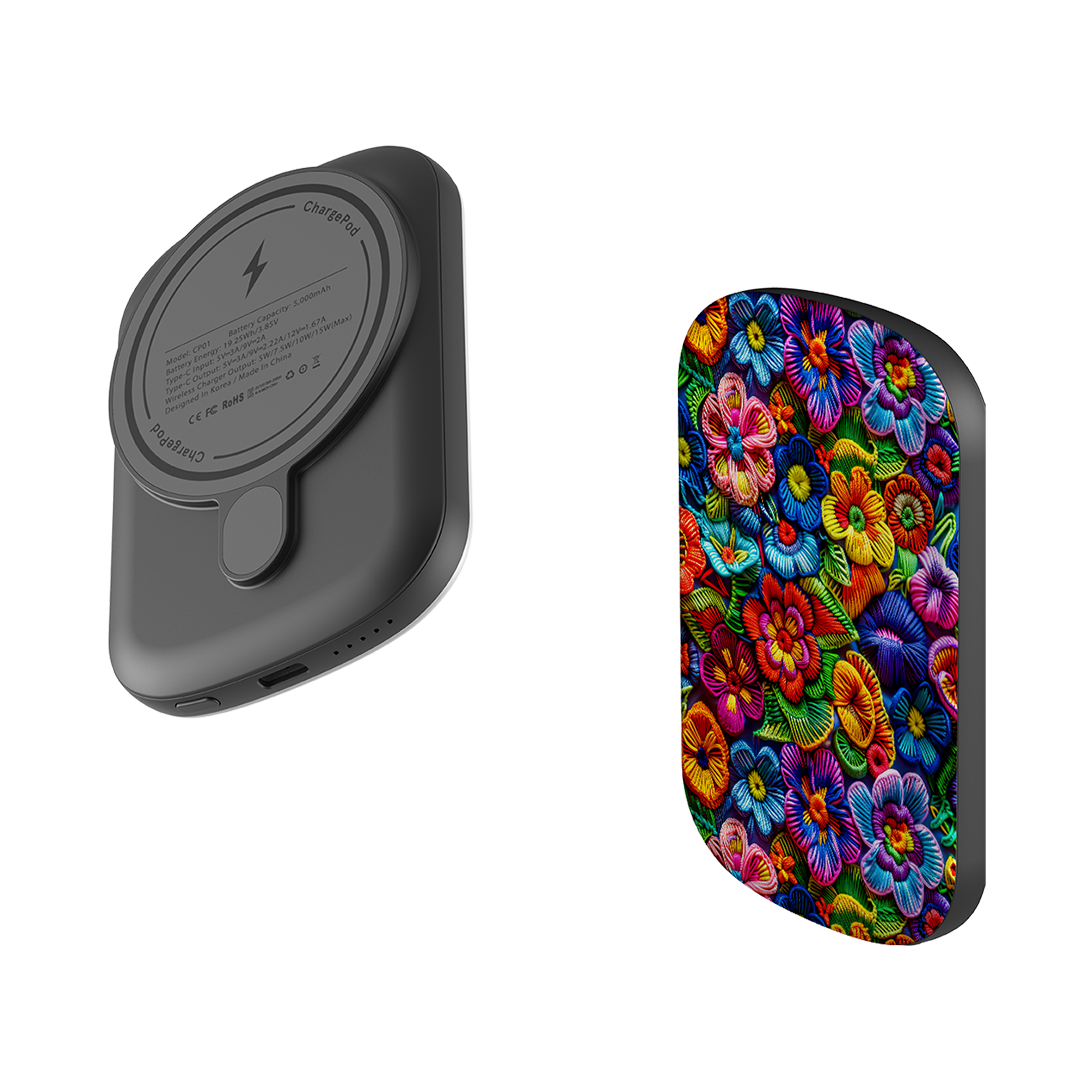 MagSafe Power Bank - Wild Summer Flowers V
