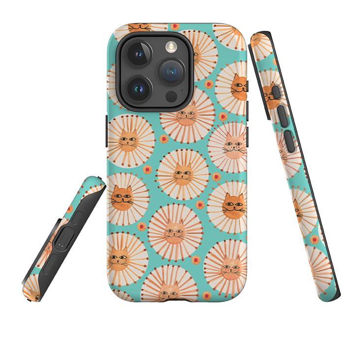 iPhone Tough Case - Wild Cats By Gabriela Larios