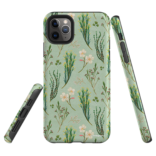 iPhone Tough Case - Wild Flowers By Katherine Quinn