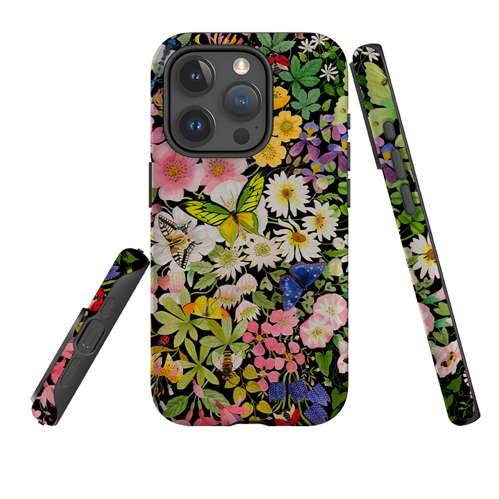 iPhone Tough Case - Wild Flowers By Bex Parkin