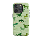 iPhone Tough Case - Wild Horses Meadow By Katherine Quinn