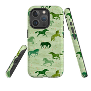 iPhone MagSafe Tough Case - Wild Horses Meadow By Katherine Quinn