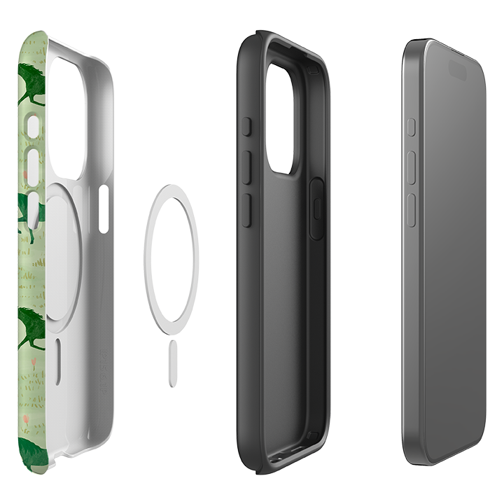 iPhone MagSafe Tough Case - Wild Horses Meadow By Katherine Quinn
