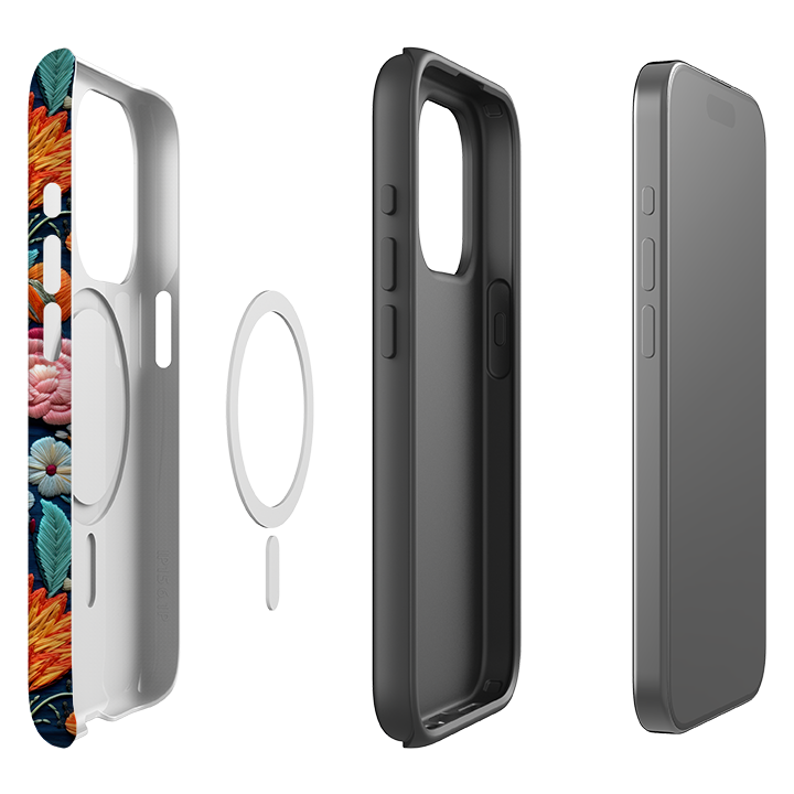 iPhone MagSafe Tough Case - Wild Summer Flowers