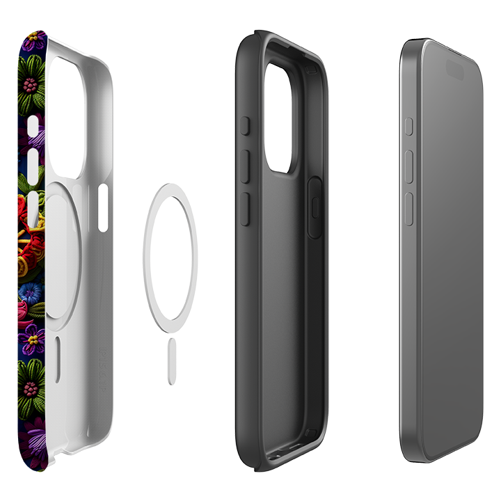 iPhone MagSafe Tough Case - Wild Summer Flowers III