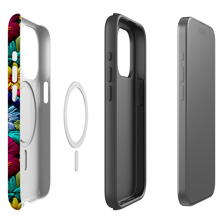 iPhone MagSafe Tough Case - Wild Summer Flowers IV