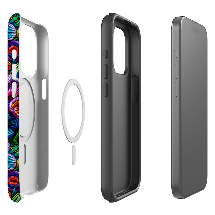 iPhone MagSafe Tough Case - Wild Summer Flowers V