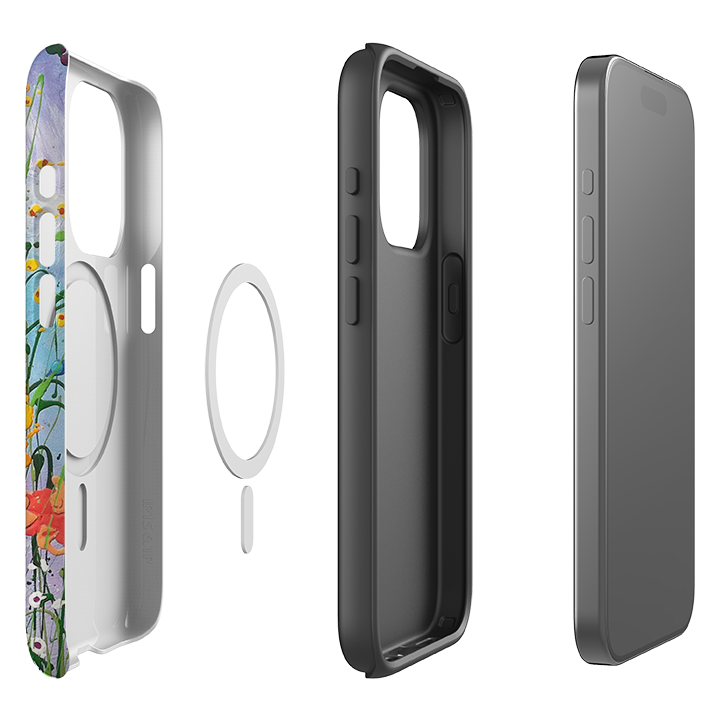 iPhone MagSafe Tough Case - Wildflowers At Play By Linda Calvert Jacobson