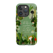 iPhone Tough Case - Wildlife Text By Katherine Quinn