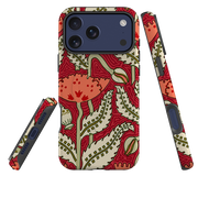 iPhone MagSafe Tough Case - William Morris Red Floral
