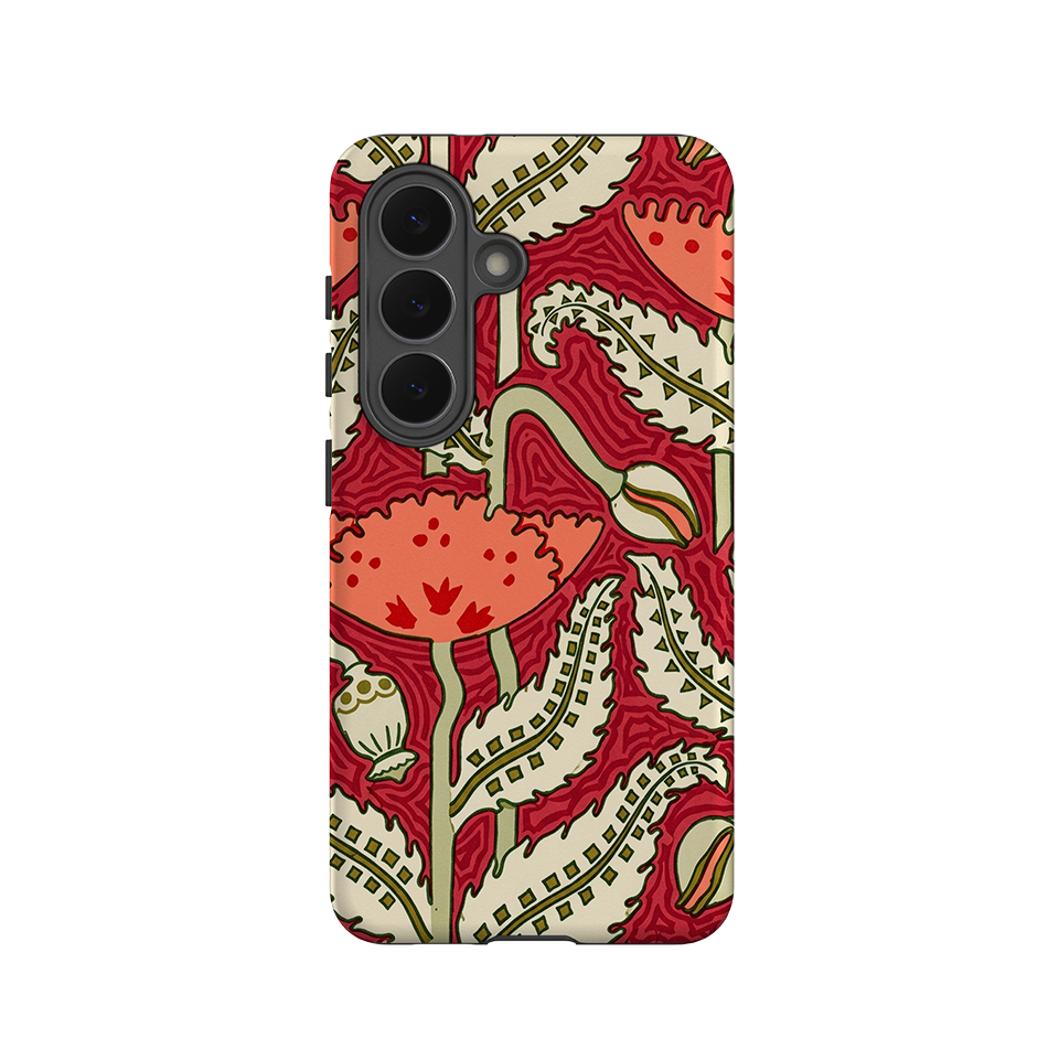 Samsung Tough Case - William Morris Red Floral