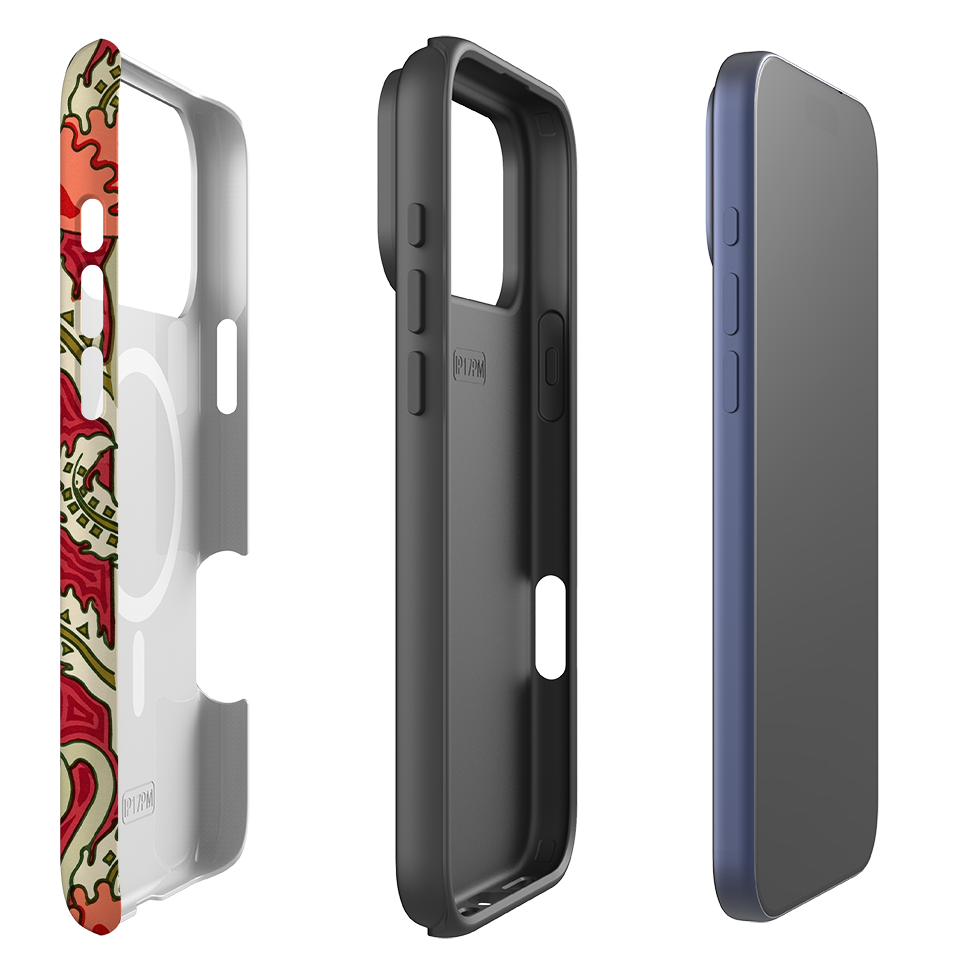 iPhone MagSafe Tough Case - William Morris Red Floral