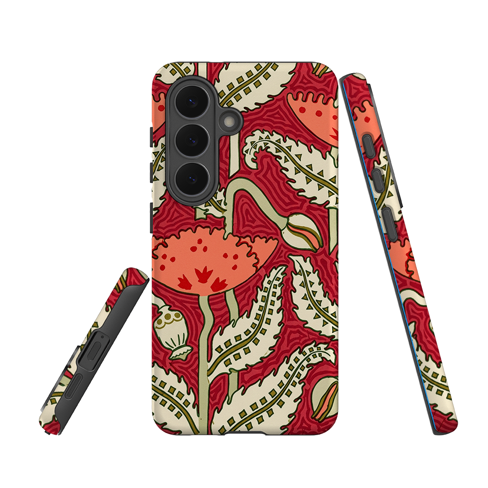 Samsung Tough Case - William Morris Red Floral