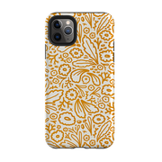 iPhone Tough Case - Wind Fall Mustard By Katherine Quinn