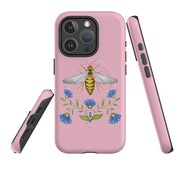 iPhone MagSafe Tough Case - Wings Of Freedom Pink By Catherine Rowe