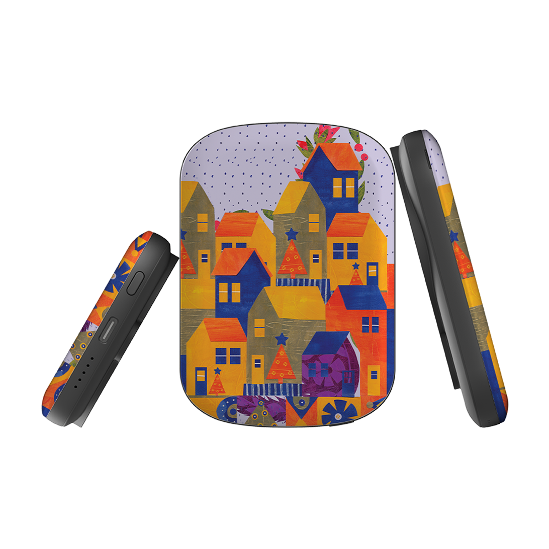 MagSafe Power Bank - Winter Village I By Tracey English