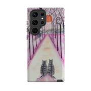 Samsung Tough Case - Winter Cats By Mary Stubberfield