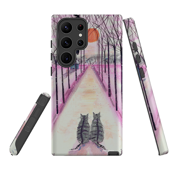 Samsung Tough Case - Winter Cats By Mary Stubberfield
