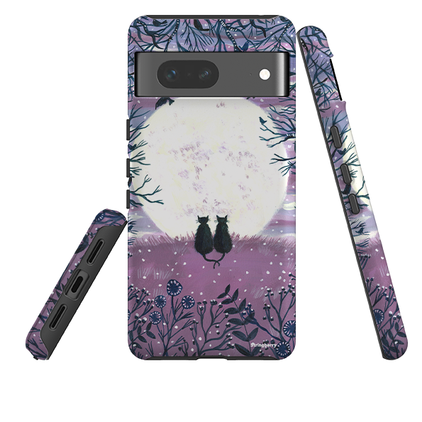 Google Tough Case -  Winter Cats II By Mary Stubberfield