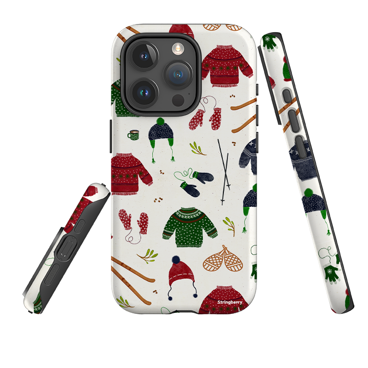 iPhone Tough Case - Winter Clothes By Katherine Quinn
