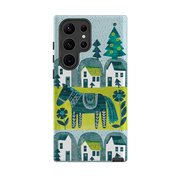 Samsung Tough Case - Winter Dala Horse By Tracey English
