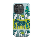 iPhone Tough Case - Winter Dala Horse By Tracey English