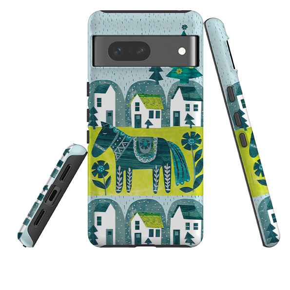 Google Tough Case - Winter Dala Horse By Tracey English