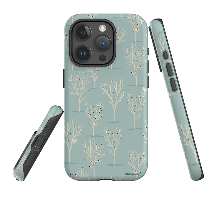iPhone Tough Case - Winter Forest By Katherine Quinn