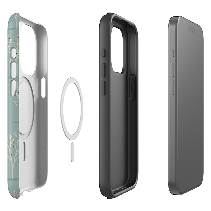 iPhone MagSafe Tough Case - Winter Forest By Katherine Quinn