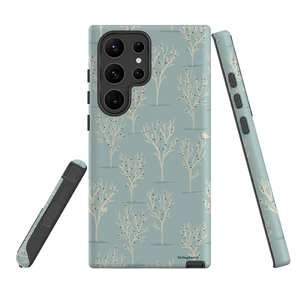 Samsung Tough Case - Winter Forest By Katherine Quinn