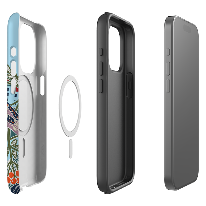 iPhone MagSafe Tough Case - Winter Harbour By Kate heiss