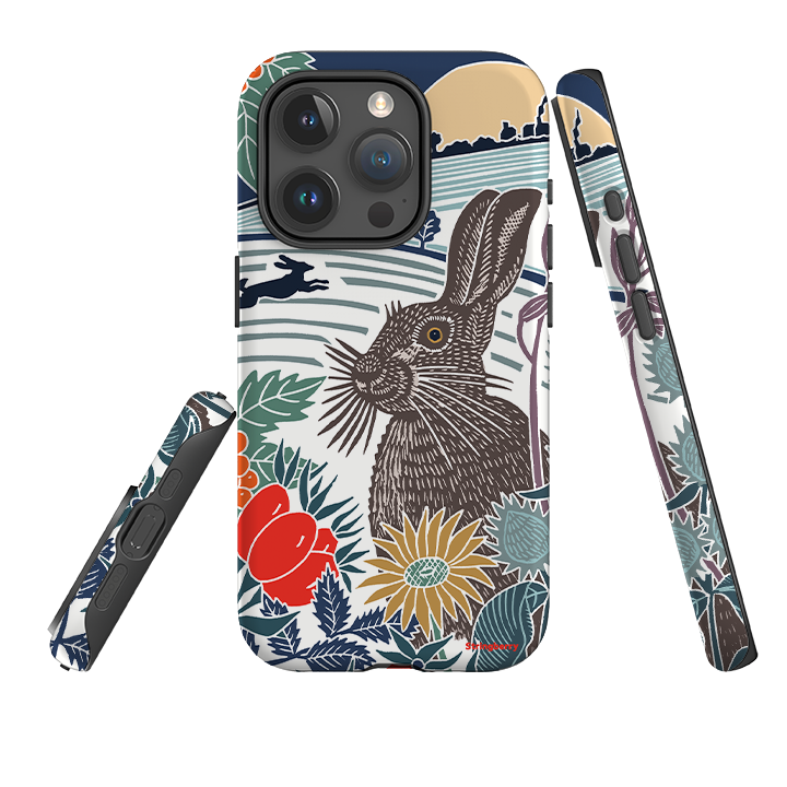 iPhone Tough Case - Winter Hare By Kate Heiss