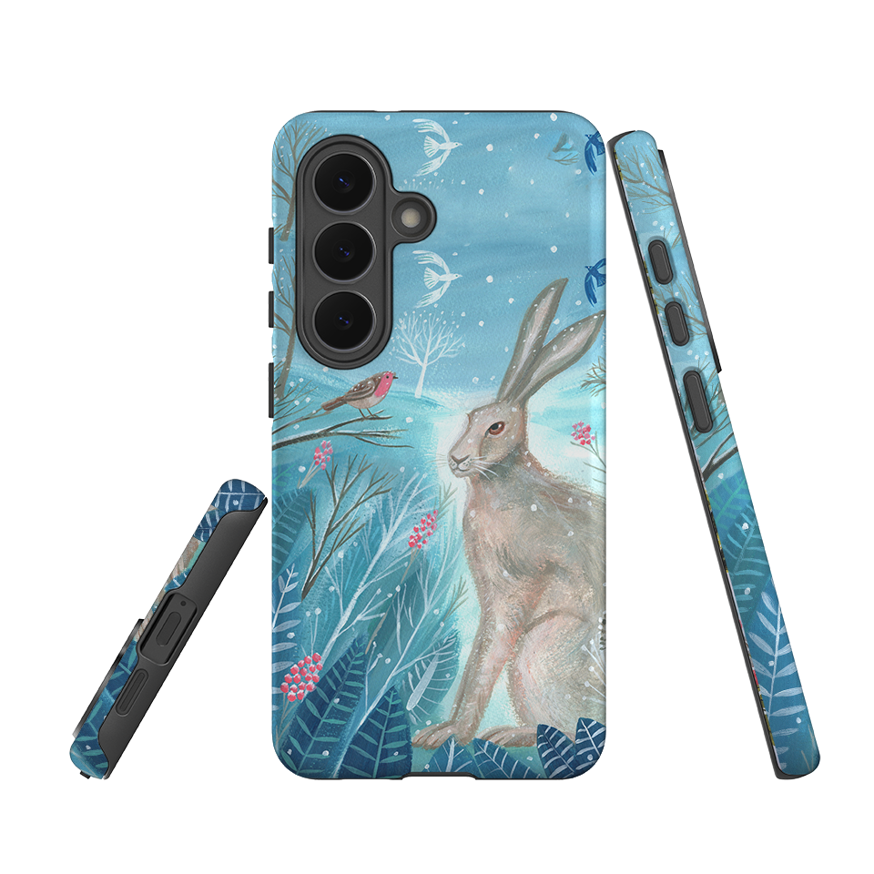 Samsung Tough Case - Winter Hare By Mary Stubberfield