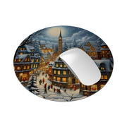 Winter In Salisbury Vegan Leather Mouse Mat