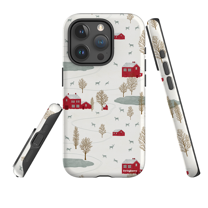 iPhone Tough Case - Winter Landscape II By Katherine Quinn