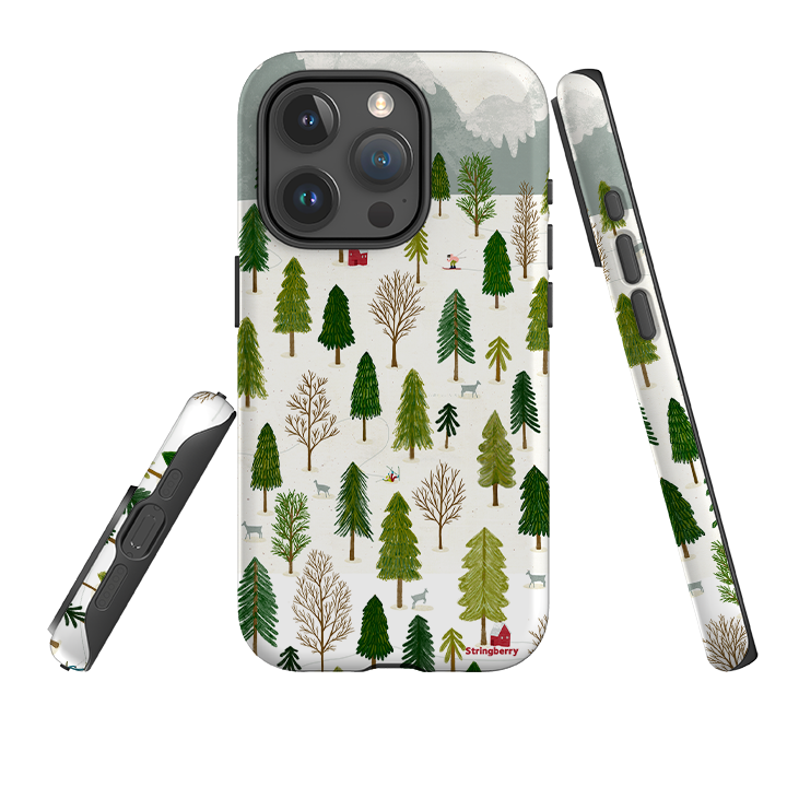iPhone Tough Case - Winter Landscape III By Katherine Quinn