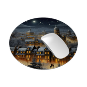 Winter Nights Vegan Leather Mouse Mat